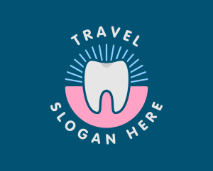 Toothbrush - Tooth Dentist Clinic logo design