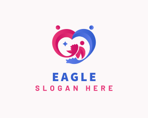 Charity - Heart Family Parenting logo design