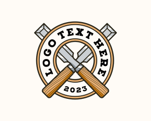 Joinery - Chisel Wood Carpentry logo design