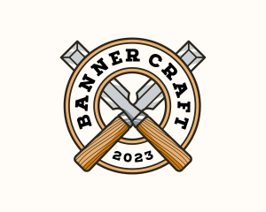 Chisel Wood Carpentry logo design