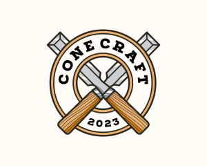 Chisel Wood Carpentry logo design