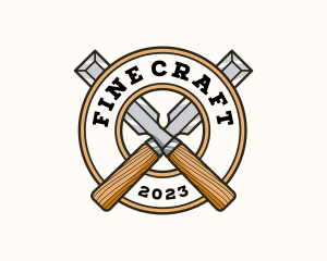 Chisel Wood Carpentry logo design