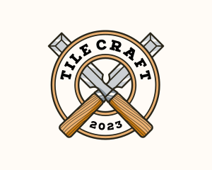 Chisel Wood Carpentry logo design