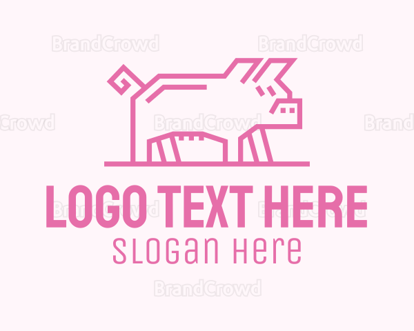 Pink Pig Farm Logo