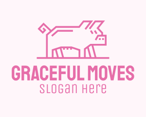 Pink Pig Farm Logo