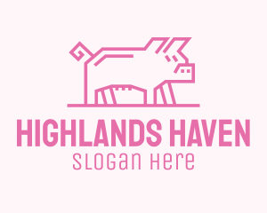 Pink Pig Farm Logo