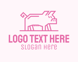 Pink Pig Farm Logo