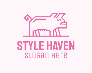 Pink Pig Farm Logo