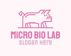 Pink Pig Farm logo design