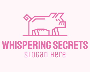 Pink Pig Farm logo design