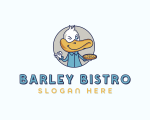 Duck Pizza Bistro logo design