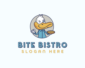 Duck Pizza Bistro logo design