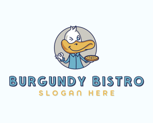 Duck Pizza Bistro logo design