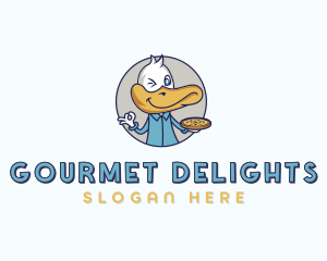 Duck Pizza Bistro logo design