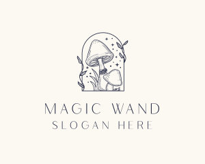 Wild Magic Mushroom logo design