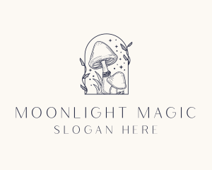 Wild Magic Mushroom logo design