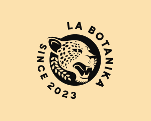 Wild Cheetah Animal  Logo