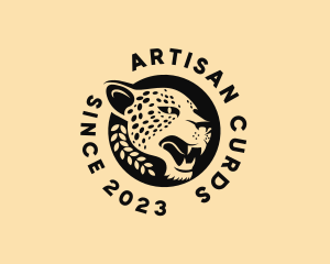 Wild Cheetah Animal  logo design