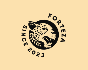 Wild Cheetah Animal  logo design