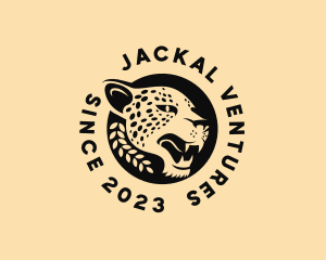 Wild Cheetah Animal  logo design