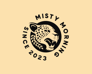 Wild Cheetah Animal  logo design