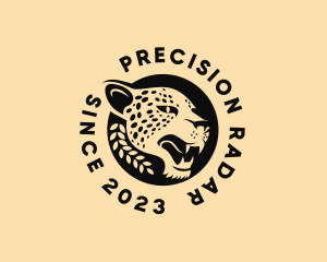 Wild Cheetah Animal  logo design