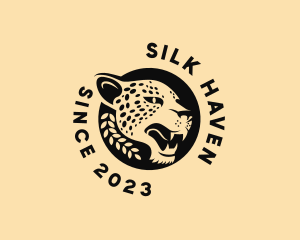 Wild Cheetah Animal  logo design