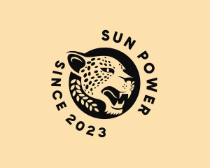 Wild Cheetah Animal  logo design