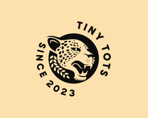 Wild Cheetah Animal  logo design