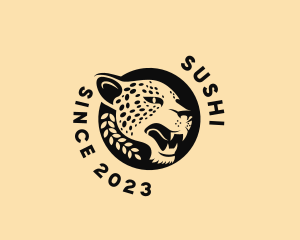 Wild Cheetah Animal  logo design