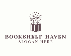 Books - Book Tree Reading logo design