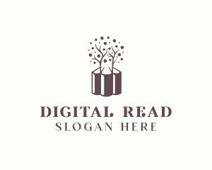 Book Tree Reading logo design