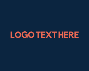 Text - Modern Sans Serif logo design