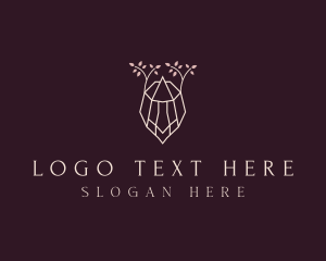 Precious Stone - Fashion Gem Diamond logo design