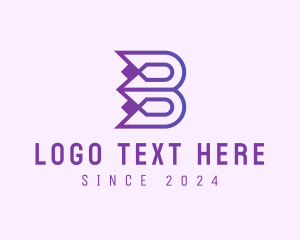 Purple - Tulip Marketing Letter H logo design