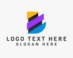 Startup - Modern Geometric Letter D logo design