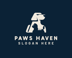 Cat Dog Pet Shop logo design