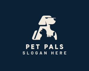 Cat Dog Pet Shop logo design