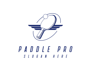 Paddle - Ping Pong Sports logo design