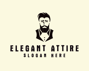 Gentleman Tuxedo Suit  logo design