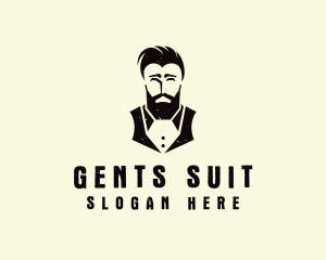 Gentleman Tuxedo Suit  logo design