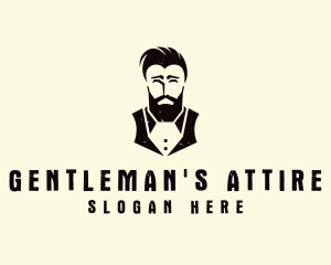 Gentleman Tuxedo Suit  logo design