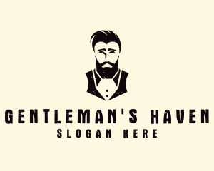 Gentleman Tuxedo Suit  logo design