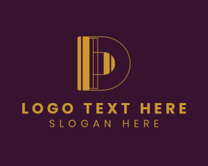 Modern Consulting Firm Letter D logo design