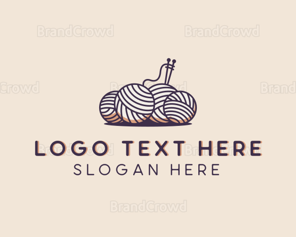 Sewing Ball Yarn Logo