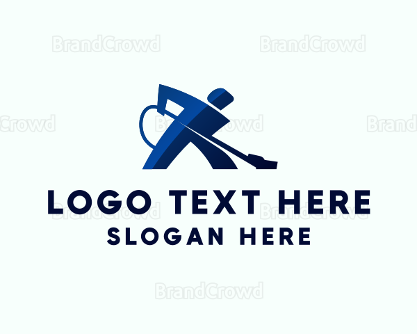 Vacuum Cleaner Janitor Logo