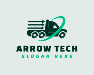 Forward Transport Truck logo design