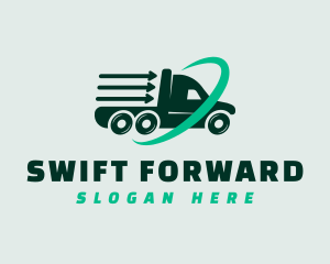 Forward Transport Truck logo design