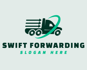 Forward Transport Truck logo design