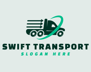 Forward Transport Truck logo design